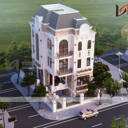 Biệt thự 4 tầng phong cách tân cổ điển ở Phú QuốcBT1641