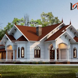 Mẫu thiết kế nhà cấp 4  gần gũi thiên nhiên 1 tầng BT1822