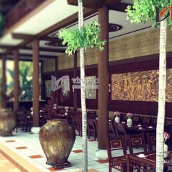Xem mẫu thiết kế nhà hàng trang trọng đẹp lung linh NH02