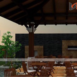 Mẫu thiết kế nhà hàng đẹp quấn hút mọi khách hàng NH08
