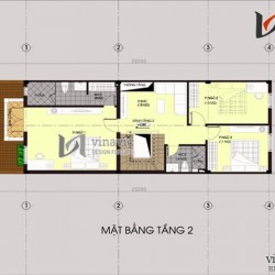 Mẫu thiết kế nhà ống đẹp giả biệt thự 3 tầng 1 hầm NO1440