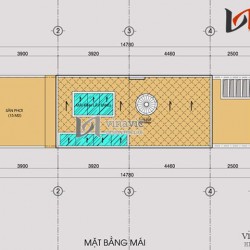 Mẫu thiết kế nhà ống đẹp 3 tầng hiện đại và khỏe khoắn NO1433
