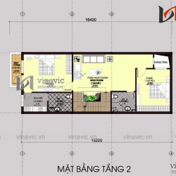 Mẫu thiết kế biệt thự nhà ống 3 tầng phong cách cổ điển NO1443