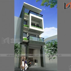 Xem mẫu thiết kế nhà ống 3 tầng hiện đại và nổi bật NO1452