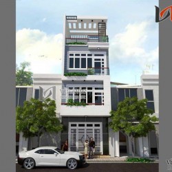 Mẫu thiết kế nhà ống đẹp nổi bật chỉ với diện tích 4,5 x 10m NO1402