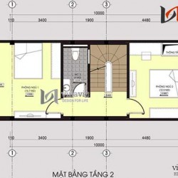 Mẫu thiết kế nhà ống đẹp nổi bật chỉ với diện tích 4,5 x 10m NO1402