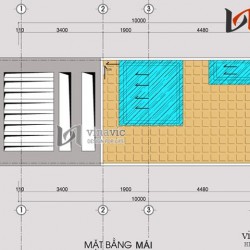 Mẫu thiết kế nhà ống đẹp nổi bật chỉ với diện tích 4,5 x 10m NO1402
