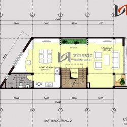 Mẫu nhà ống đẹp 5 tầng tô điểm hai màu nâu và trắng NO1434