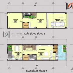 Mẫu nhà ống 5 tầng hiện đại đẹp kết hợp kinh doanh NO1449