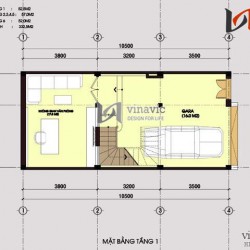 Mẫu thiết kế nhà ở văn phòng đẹp 6 tầng hiện đại thanh lịch NO1435
