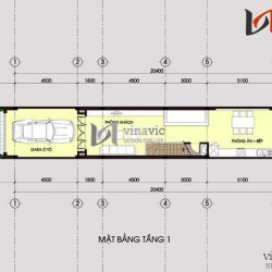 Mẫu thiết kế nhà ống đẹp 4 tầng phong cách hiện đại NO1425