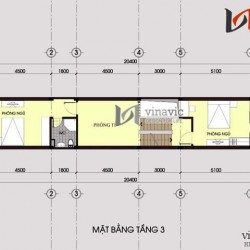 Mẫu thiết kế nhà ống đẹp 4 tầng phong cách hiện đại NO1425