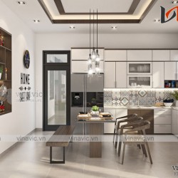 Mẫu thiết kế nội thất hiện đại cho căn biệt thự nghỉ dưỡng NTBT1691