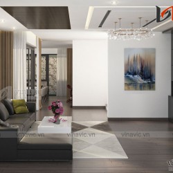 Mẫu thiết kế nội thất hiện đại cho căn Biệt thự 3 tầng NTBT1800