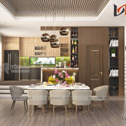 Mẫu thiết kế nội thất hiện đại cho căn Biệt thự 3 tầng NTBT1800