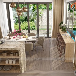 Mẫu thiết kế nội thất hiện đại cho căn Biệt thự 3 tầng NTBT1800