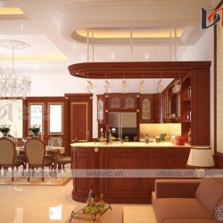 Biệt thự tân cổ điển 3 tầng 160m2 mặt tiền 9m cùng nội thất sang trọng BT1511