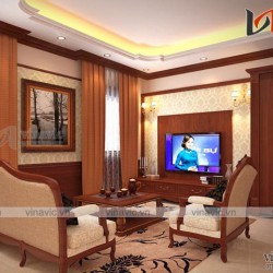 Biệt thự tân cổ điển 3 tầng 160m2 mặt tiền 9m cùng nội thất sang trọng BT1511