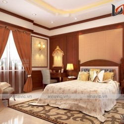 Biệt thự tân cổ điển 3 tầng 160m2 mặt tiền 9m cùng nội thất sang trọng BT1511