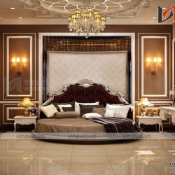 Niềm tự hào của gia đình ông Dũng với nội thất biệt thự cổ điển NTB1602