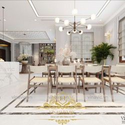 Mẫu thiết kế Phong cách nội thất hiện đại tối giản đẹp cho biệt thự BT2019 