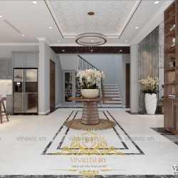 Mẫu thiết kế Phong cách nội thất hiện đại tối giản đẹp cho biệt thự BT2019 