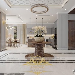 Mẫu thiết kế Phong cách nội thất hiện đại tối giản đẹp cho biệt thự BT2019 