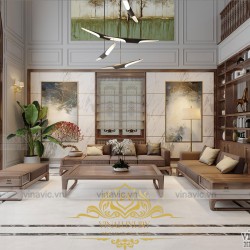 Mẫu thiết kế Phong cách nội thất hiện đại tối giản đẹp cho biệt thự BT2019 