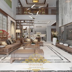 Mẫu thiết kế Phong cách nội thất hiện đại tối giản đẹp cho biệt thự BT2019 