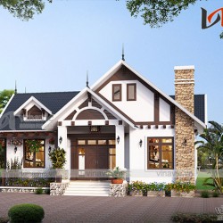 Ngắm nhìn mẫu nhà cấp 4 đẹp mắt ở Bắc Giang BT1813