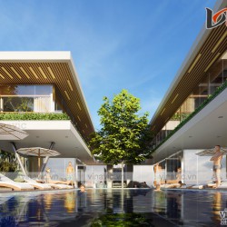 Nhà hiện đại 2 tầng 750m2 kiểu Singapore ở ven biển Phú Quốc BT1914