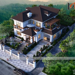 Nhà vuông 300m2 3 phòng ngủ 2 tầng mặt tiền 15m ở Sơn La BT1901