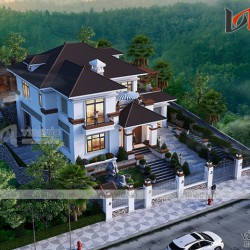 Nhà vuông 300m2 3 phòng ngủ 2 tầng mặt tiền 15m ở Sơn La BT1901