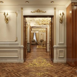 Nội thất biệt thự cổ điển đẳng cấp lộng lẫy ở Sóc Trăng NT2004