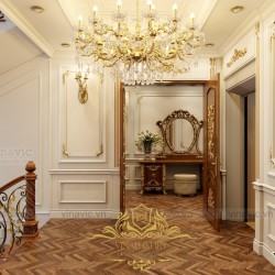 Nội thất biệt thự cổ điển đẳng cấp lộng lẫy ở Sóc Trăng NT2004