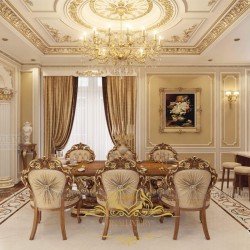 Nội thất biệt thự cổ điển đẳng cấp lộng lẫy ở Sóc Trăng NT2004