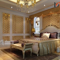 Nội thất phong cách hoàng gia biệt thự cổ điển NTB1409