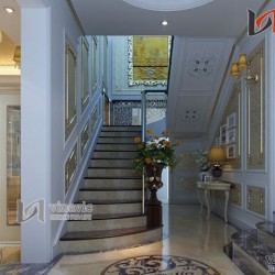 Nội thất phong cách hoàng gia biệt thự cổ điển NTB1409