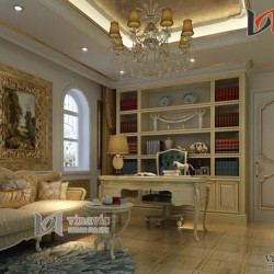 Nội thất phong cách hoàng gia biệt thự cổ điển NTB1409