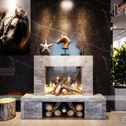 Biệt thự 2 tầng hiện đại 500m2 có hồ cá koi ở Mộc Châu- Sơn La BT2008