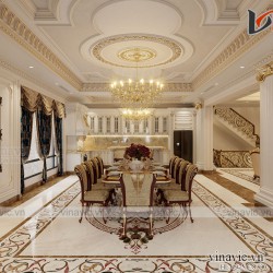 Biệt thự lâu đài Pháp cổ điển đẹp như mơ của doanh nhân LDDT2001