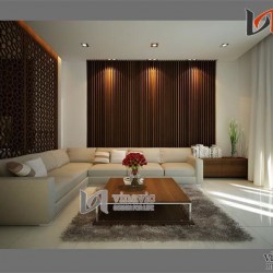 Thiết kế nội thất tinh tế của biệt thự hiện đại NTB1402