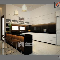 Thiết kế nội thất tinh tế của biệt thự hiện đại NTB1402