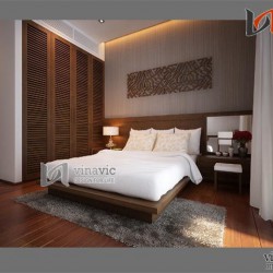 Thiết kế nội thất tinh tế của biệt thự hiện đại NTB1402