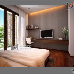 Thiết kế nội thất tinh tế của biệt thự hiện đại NTB1402