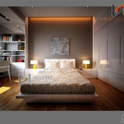 Thiết kế nội thất tinh tế của biệt thự hiện đại NTB1402
