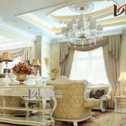 Thiết kế nội thất tinh xảo biệt thự phong cách tân cổ điển NTB1406