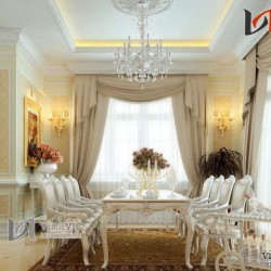 Thiết kế nội thất tinh xảo biệt thự phong cách tân cổ điển NTB1406