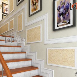 Thiết kế nội thất tinh xảo biệt thự phong cách tân cổ điển NTB1406