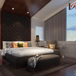 Đắm mình trong không gian nội thất cao cấp biệt thự hiện đại NTB1408